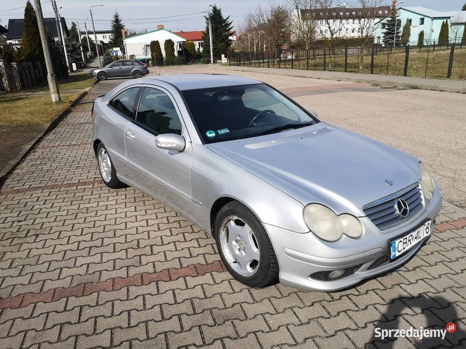 Mercedes C230 kompresor Coupe elektryczne lusterka Brodnica
