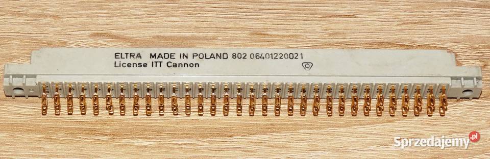 Złącze złocone krawędziowe 64 PINy ELTRA 802 06401220021 licencja