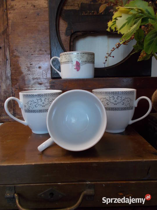 Filiżanka Porcelanowa Marie Sohl Zestaw 3 PRL