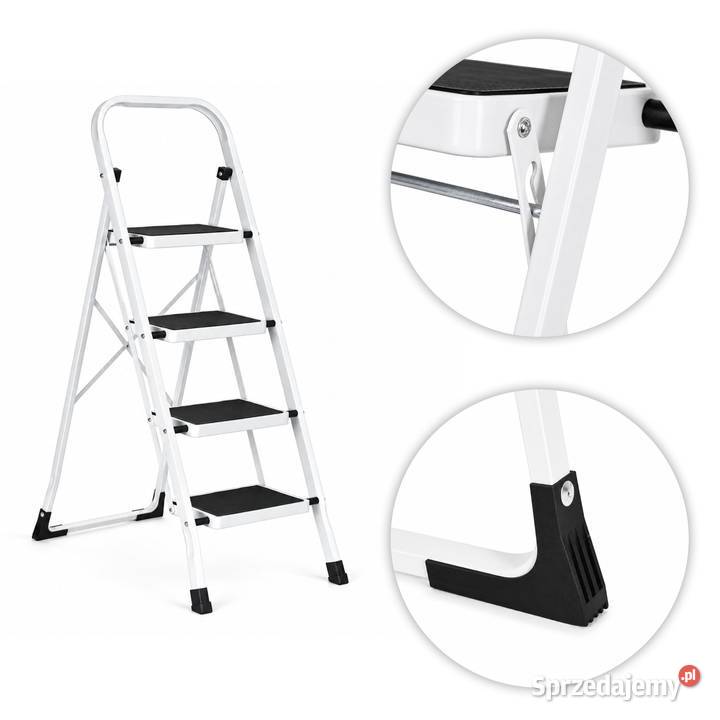 Drabina 4stopniowa stalowa 80cm