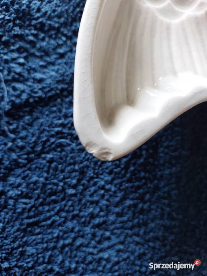 Piękny stary ceramiczny półmisek w kształcie Porcelana i szkło Wrocław