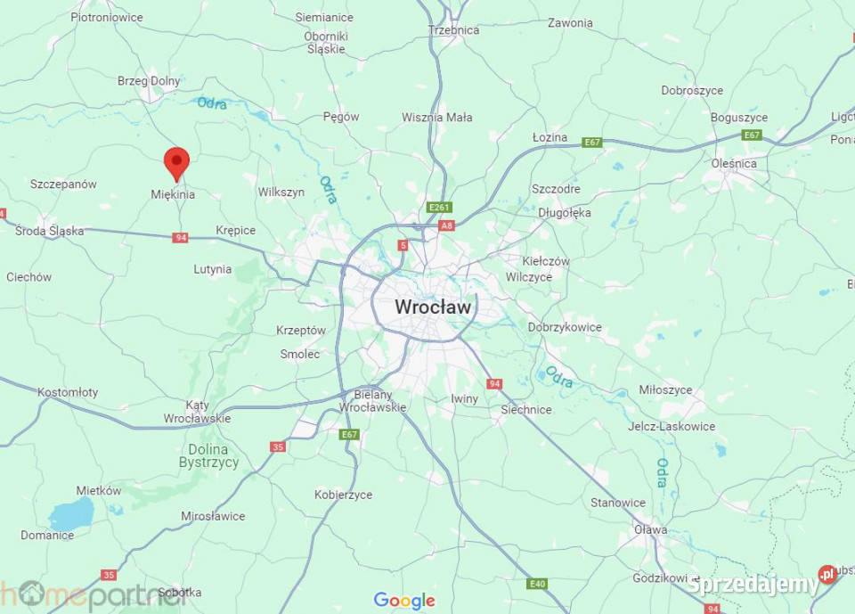 sprzedaży domu szeregowego 13234m2 Miękinia