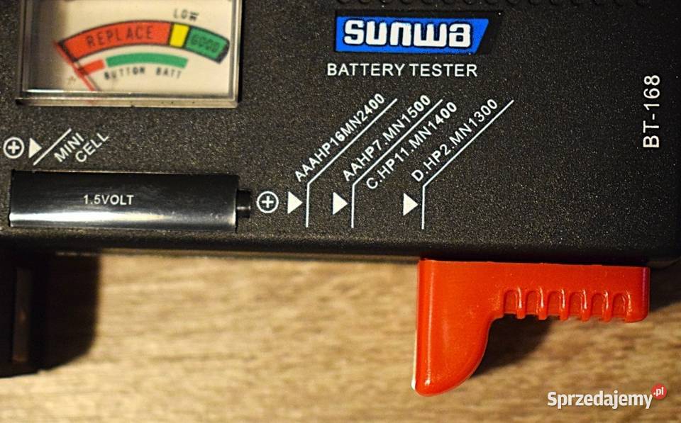 Tester Miernik Baterii AAA AA R3 R6 9V 15V Chełmno sprzedam