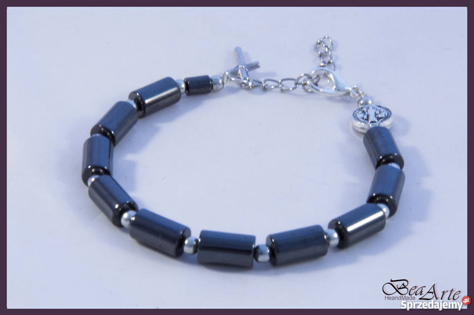 Różaniec dziesiątka bransoletka męska hematyt Łysa Góra