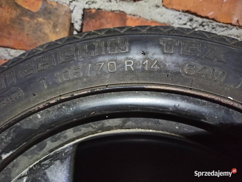 Koło dojazdowe zapasowe 14 Gdańsk