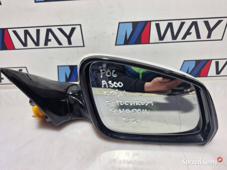 BMW 6 F06 LUSTERKO PRAWE 5PIN UK KOMPLETNE A300