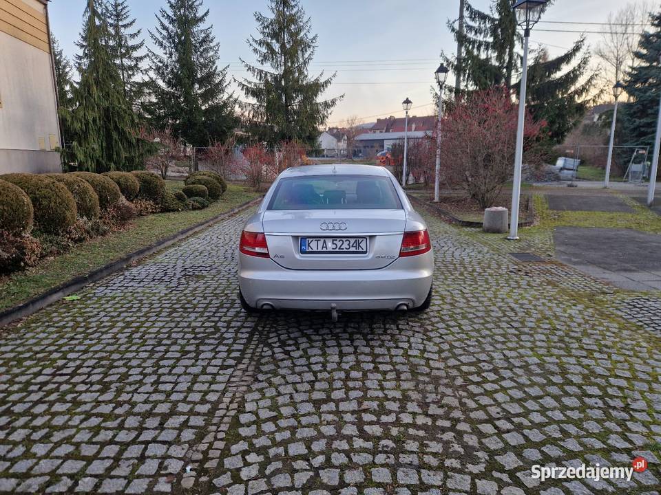 Audi A6 C6 30 TDI Automat 4X4 Hak Skóra skórzana tapicerka małopolskie Ryglice