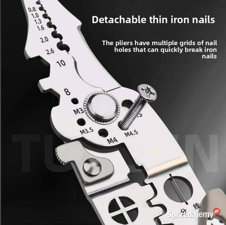 Wielofunkcyjne szczypce elektryków OBCINACZKI Swarzędz