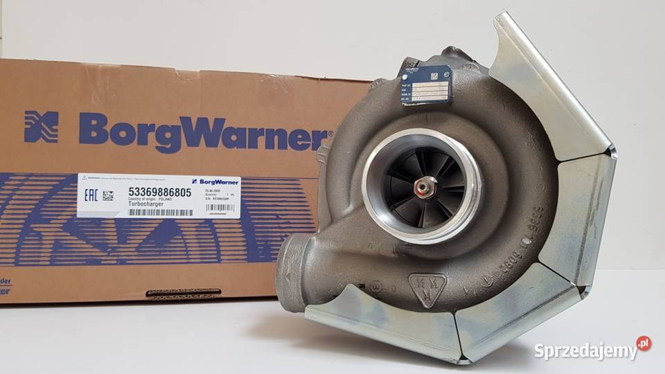 Turbosprężarka BorgWarner KKK 53369886805 ciężarowe Siedlce