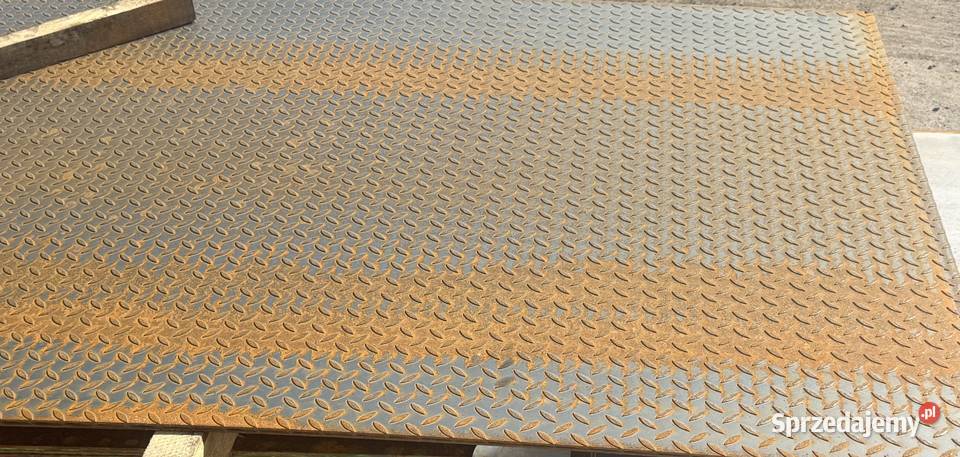 Blacha ryflowana łezka 4 mm Biała