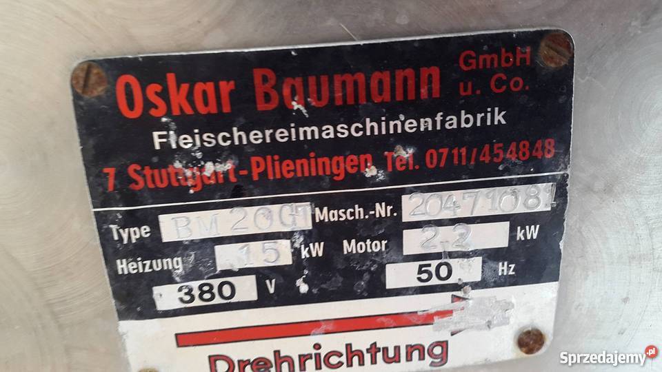 Szczeciniarka Oparzelnik Baumann BM 20 Niedźwiedź sprzedam