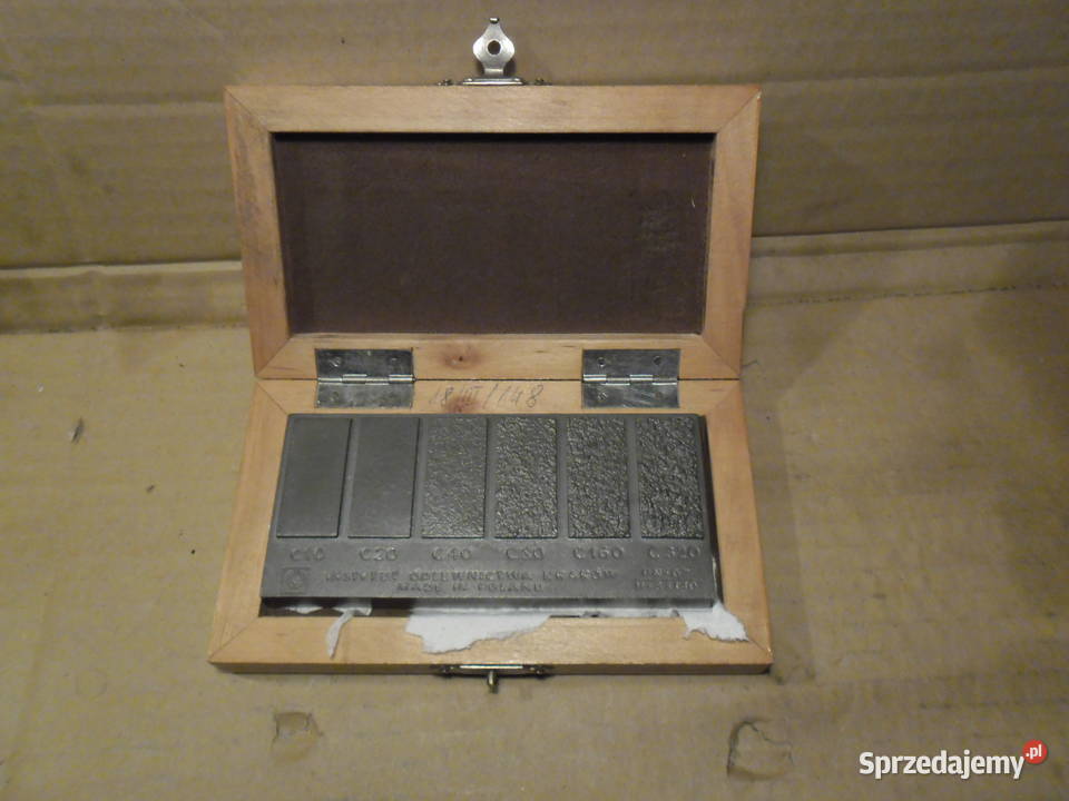 Wzorce chropowatości odlewnicze Wieluń sprzedam