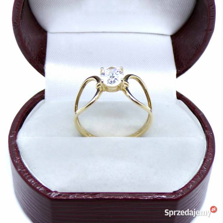 Nowy Złoty Pierścionek Próby 585 316g Rozmiar 23 złoto Elbląg