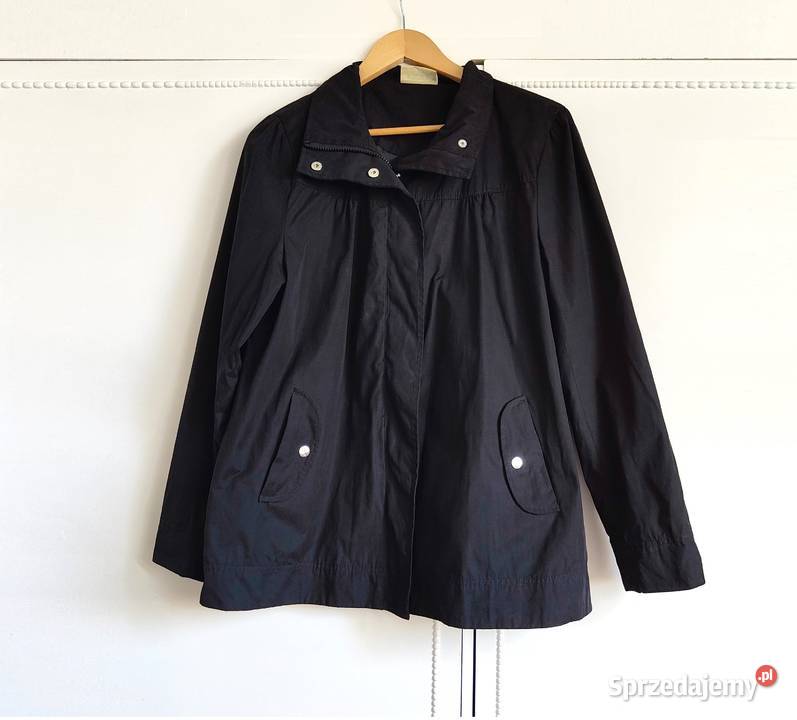 Czarna lekka kurtka jesienna wiosenna 42 XL