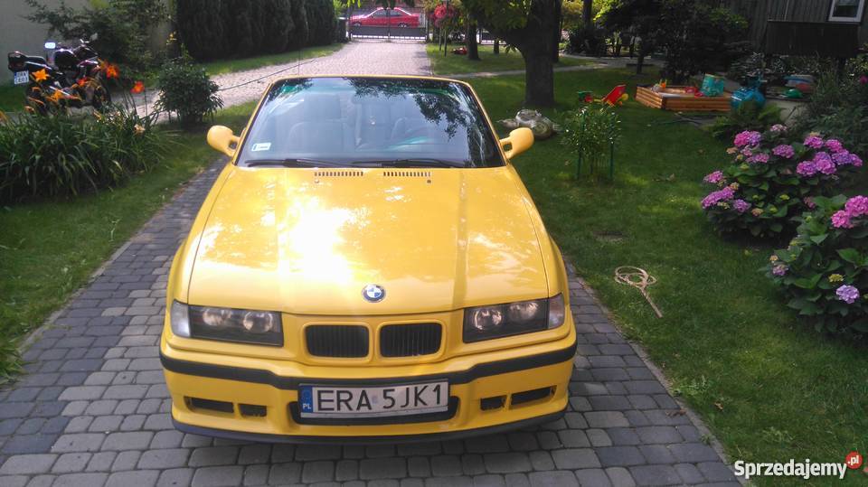 BMW E36 CABRIO DDAKAR GELB INDIVIDUAL 20I Rok produkcji 1995 Radomsko