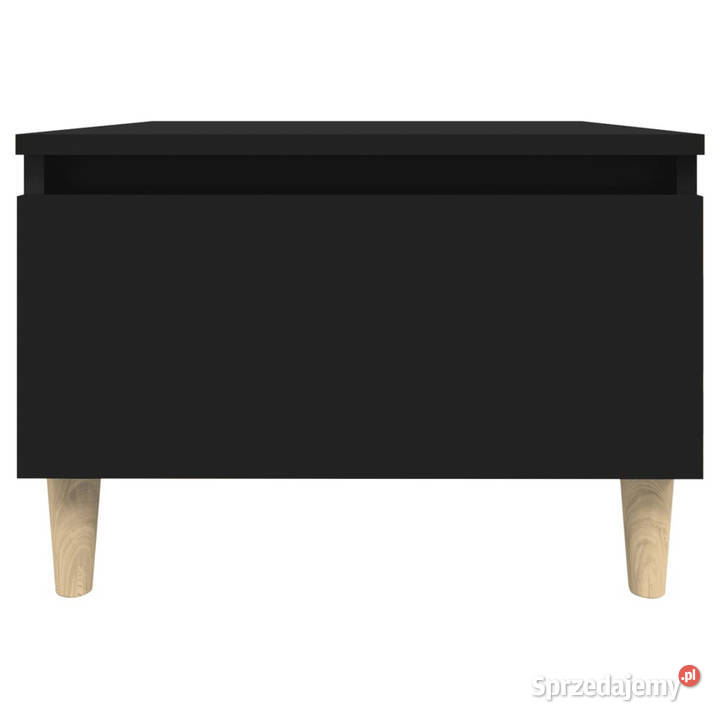Stolik boczny czarny 50x46x35 materiał Warszawa