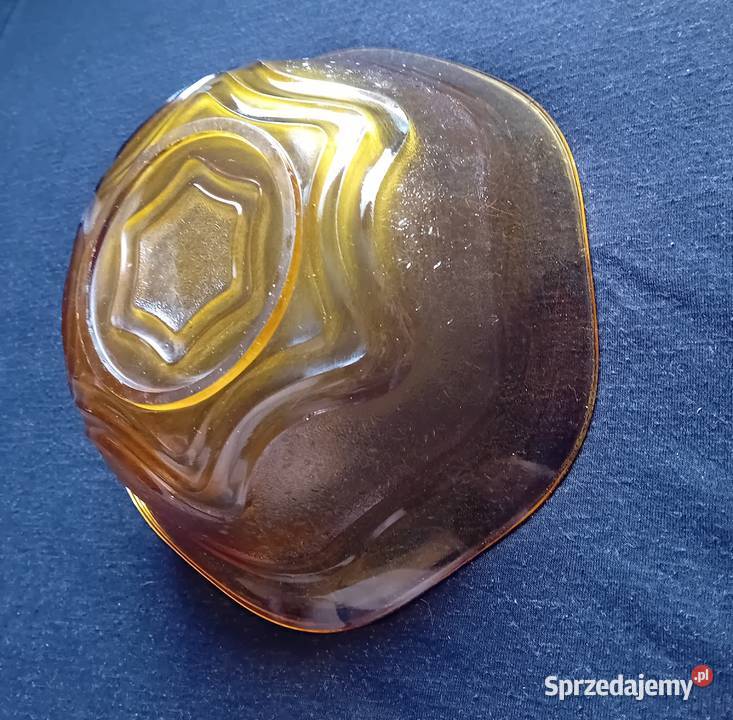 Miodowa misa art deco August Walther Sohne 45020 Koźminek