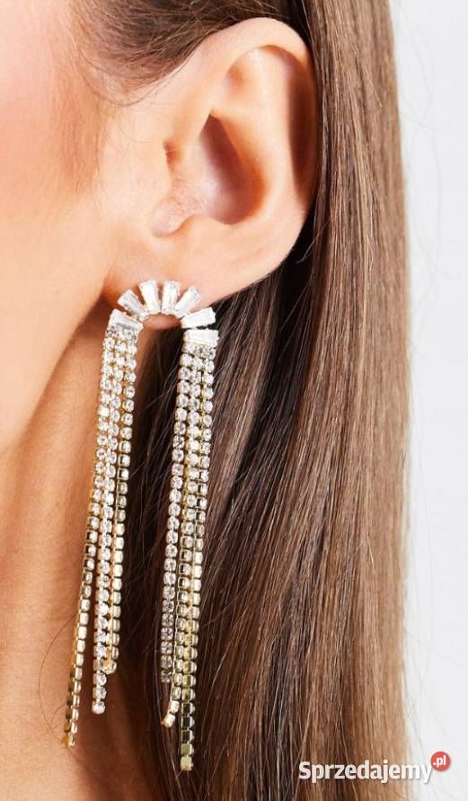 ASOS Długie bogato zdobione kolczyki z Londynu Kraków