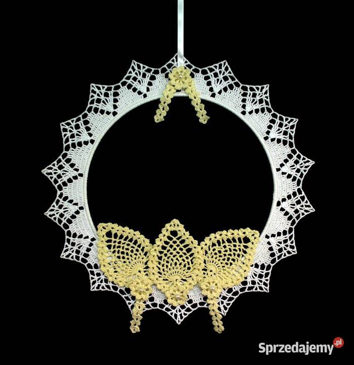 Zawieszka ozdoba na okno szydełkowa 29 Z123