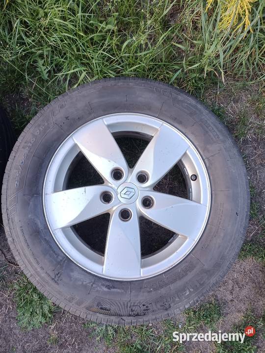 Felgi aluminiowe Renault 16 5x1143 z oponami Samochodowe Ostrołęka