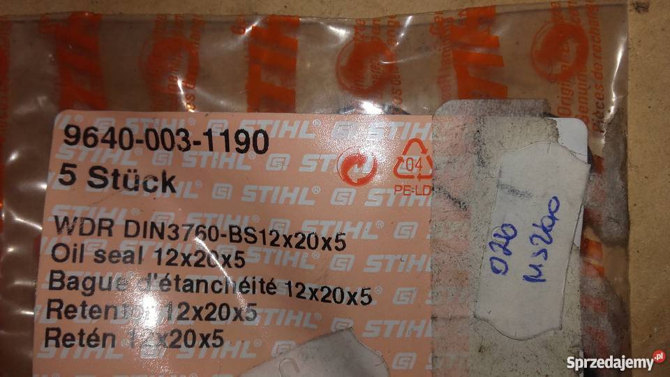 Uszczelniacze STIHL Żywiec sprzedam