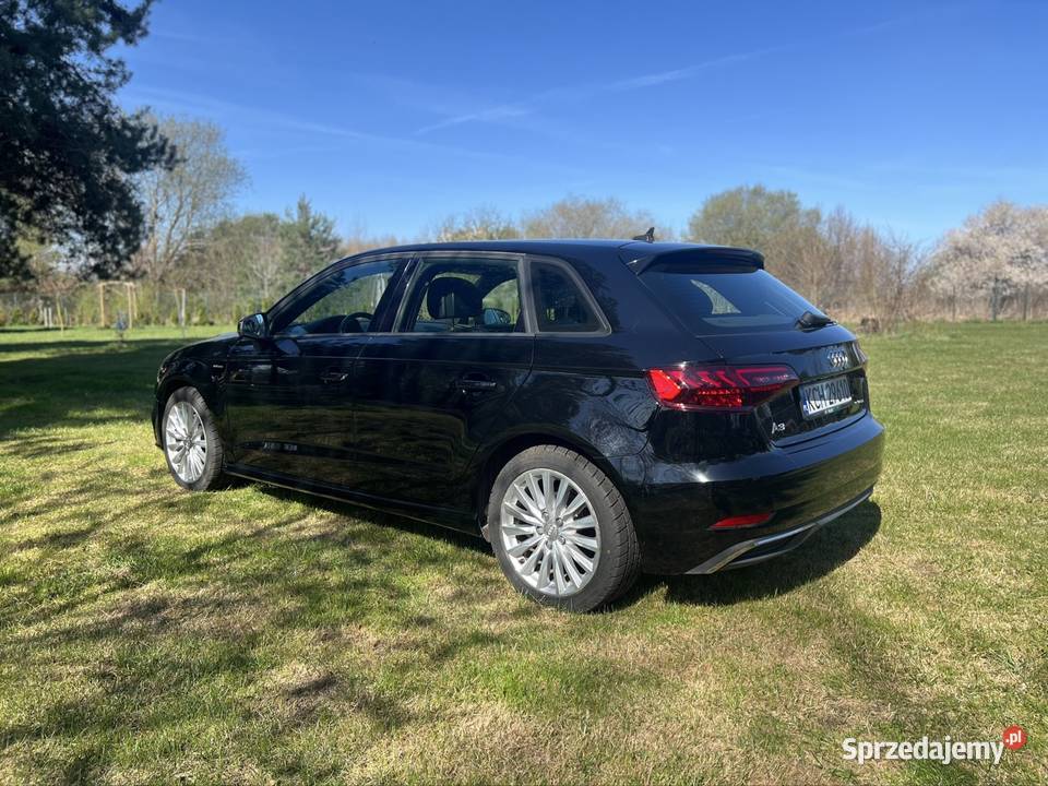 Audi A3 ETron Hybryda PlugIn 1 właściciel w 204 czarny Trzebinia
