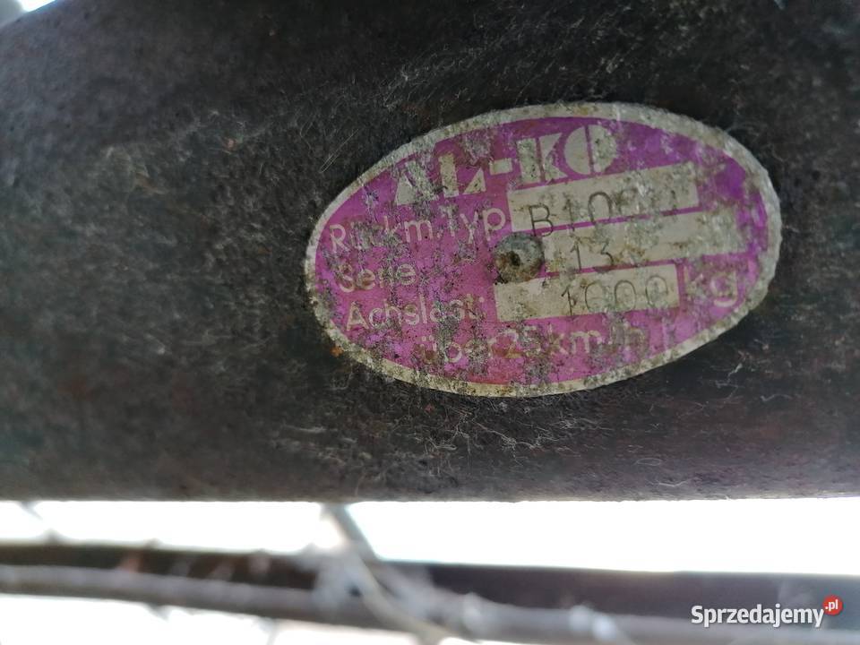 Rama z przyczepy kempingowej Oś ALKO Wodzisław