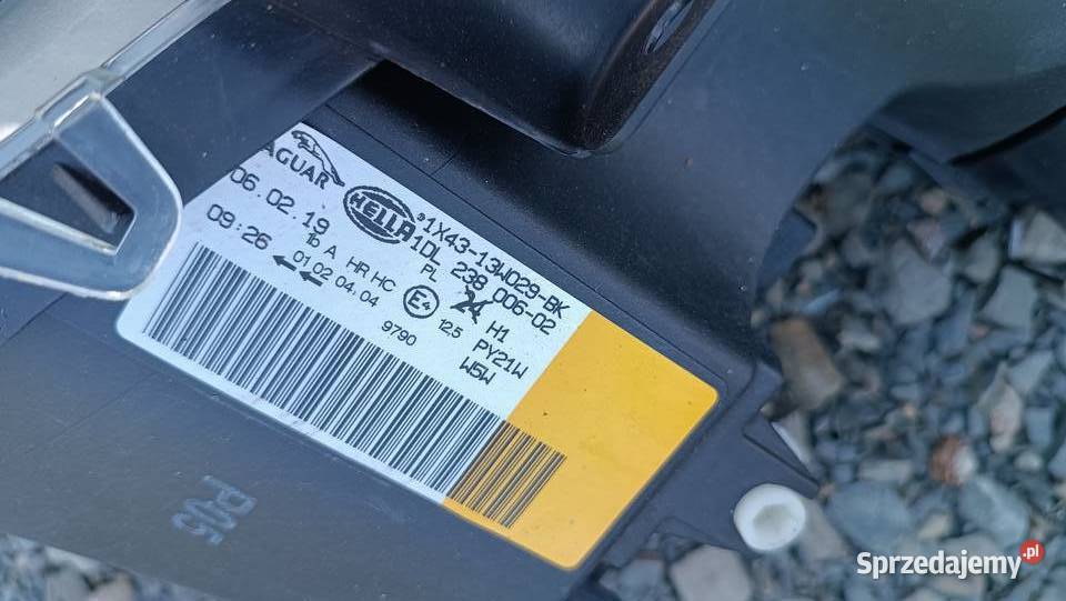 Lampa prawa przednia przód Jaguar Xtype Europa