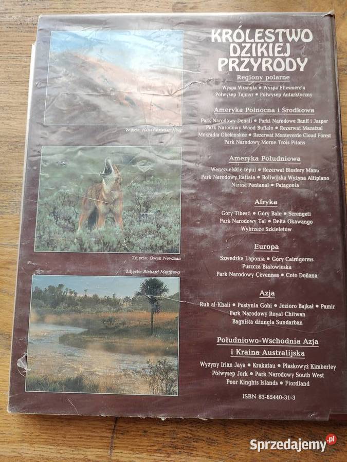 Królestwo dzikiej przyrody Roger Few Penta Rok wydania 1995 Poradniki, albumy i reportaże Kraków sprzedam