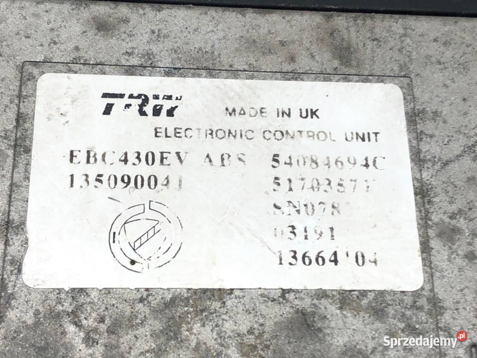 POMPA ABS LANCIA YPSILON 135090041 12 60 0311