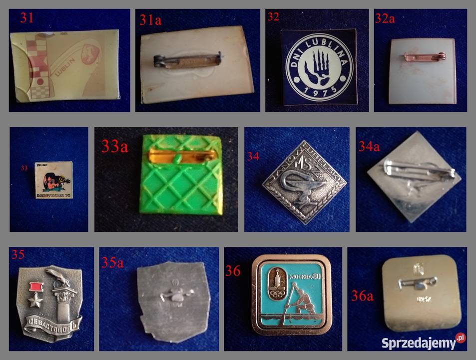 Przypinki różne Lublin