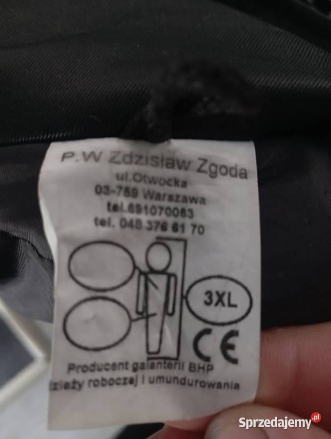 Kurtka ochrona śląskie Częstochowa sprzedam