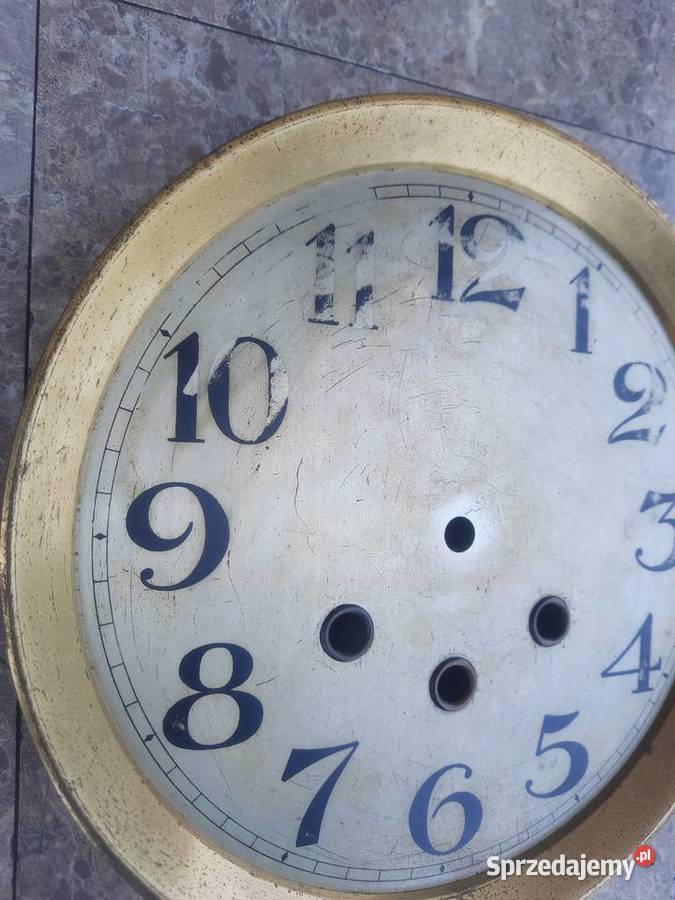 468 Tarcza starego zegara kwadransowego Mauthe Antyki Tczew