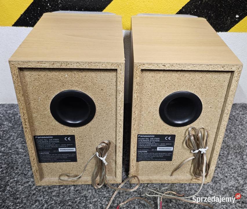 kolumny stereo Panasonic SBPM9 wysyłka Słuchawki i głośniki Kraków