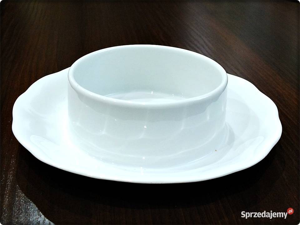 Stara Maselniczka Porcelana sygnowana Karolina Żary