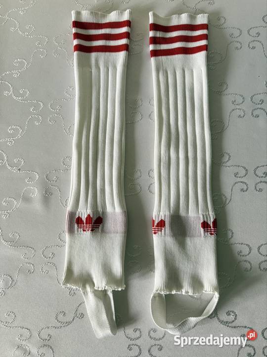 Getry adidas Originals Vintage 90s białe śląskie