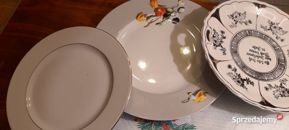 Porcelanowa patera sygnowana użytkowa