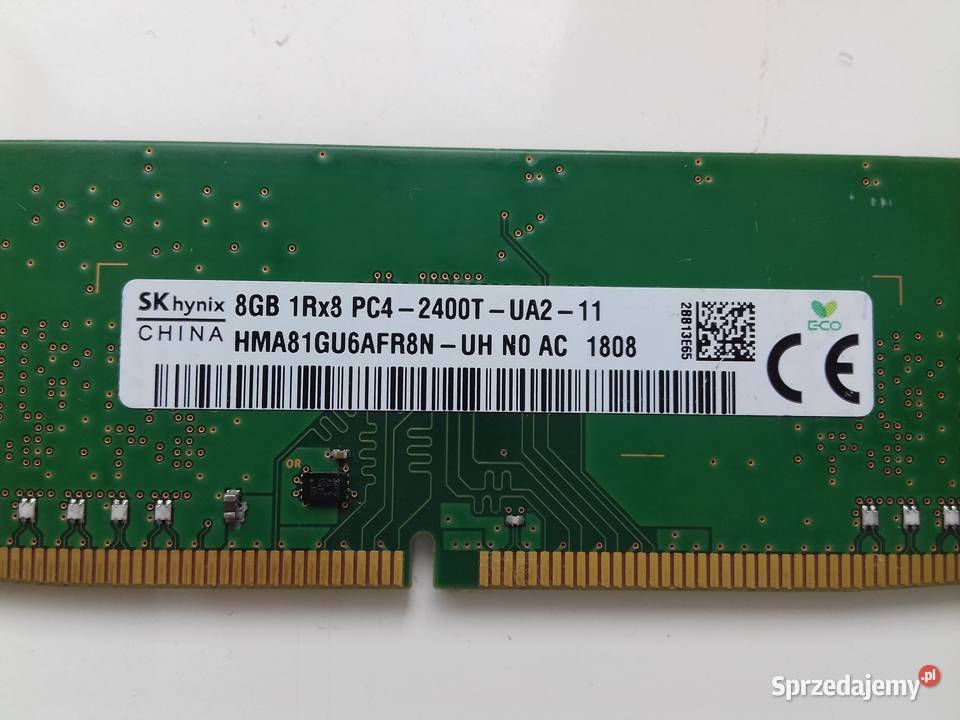 SK Hynix DDR4 8GB niesprawny 2400MHz CL17 kujawsko-pomorskie Bydgoszcz