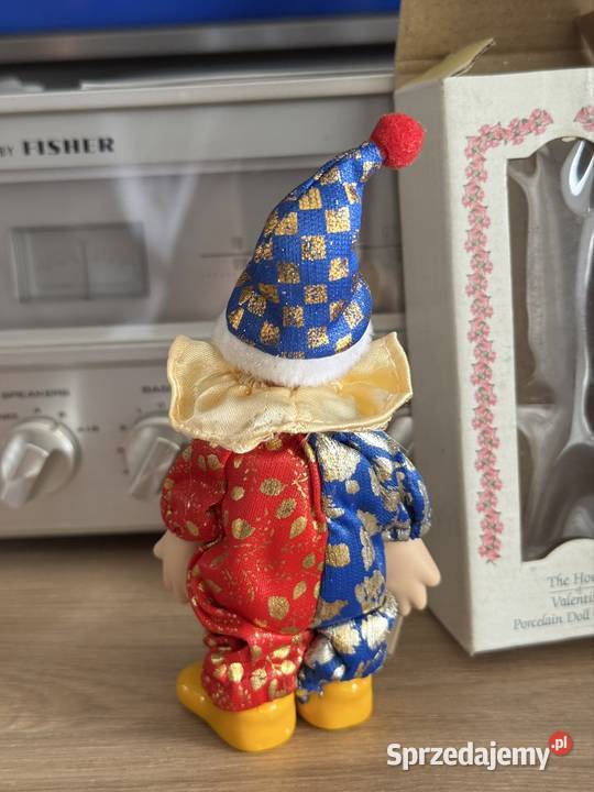 Porcelanowe laleczki pajacyk klaun Dom Walentyny Kielce