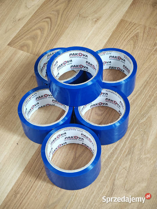 Zestaw 6 Taśma Pakowa Niebieska PAKOVA 48mm 50y Biznes i Przemysł
