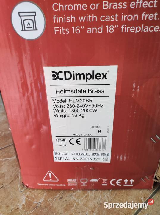 Kominek elektryczny DIMPLEX OPTIMYST 3D Zawiercie