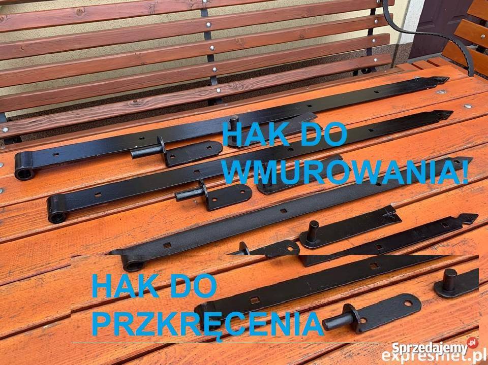 RĘCZNIE KUTE ZAWIASY 40 DO DRZWI PASOWE PROSTE Zawiasy