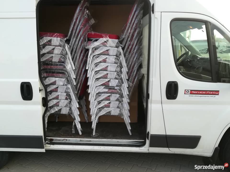 Krzesło bankiet stół okrągły obrus pokrowiec Śluby, wesela, przyjęcia Wieliczka