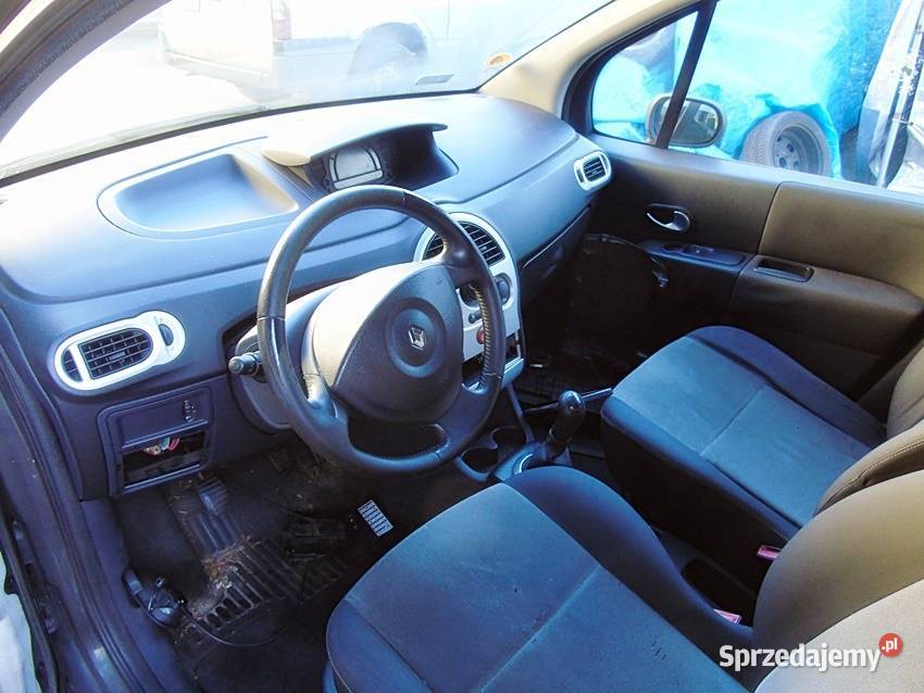 RENAULT MODUS NA CZĘŚCI 12 16V D4F 2007 KLAPA Samochody na części śląskie Sosnowiec sprzedam