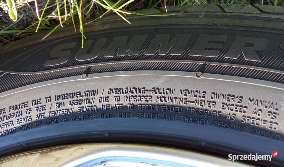 ALUFELGI 16 4x OPONY z 2024 roku 5x112 Wągrowiec sprzedam