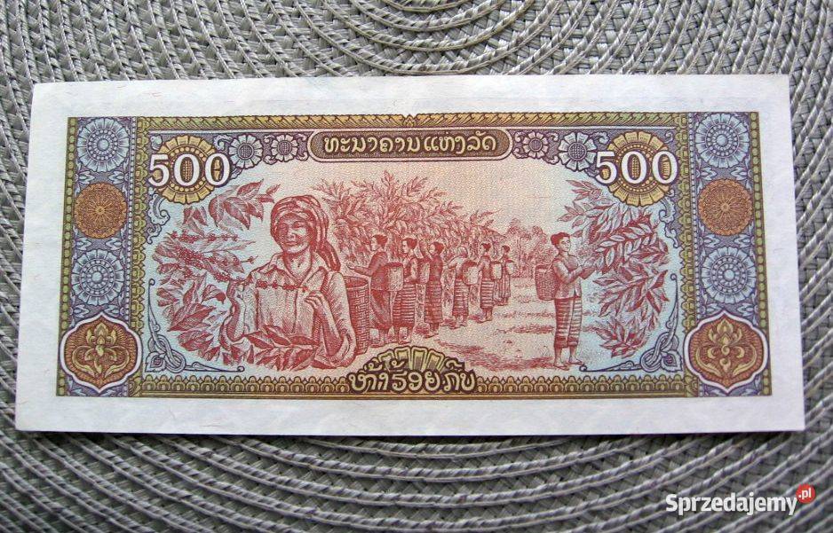 Laos 500 Kip 1988r Kalisz