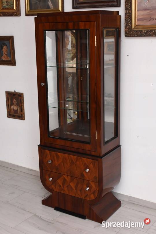 Witryna Art Deco Gablotka Serwantka Salon Kraków