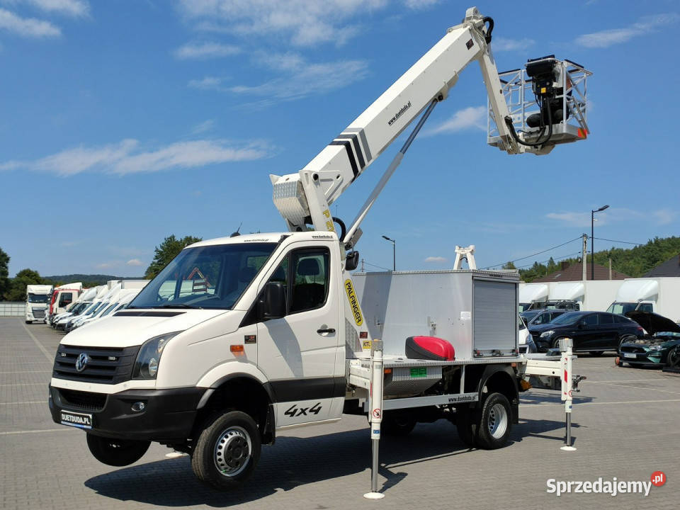 Iveco Volkswagen Crafter 4x4 Zwyżka 21m komputer pokładowy Widełki