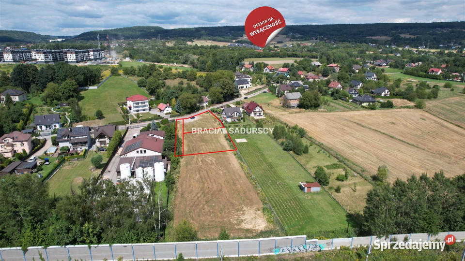 Działka Krzeszowice 1740m2 85m