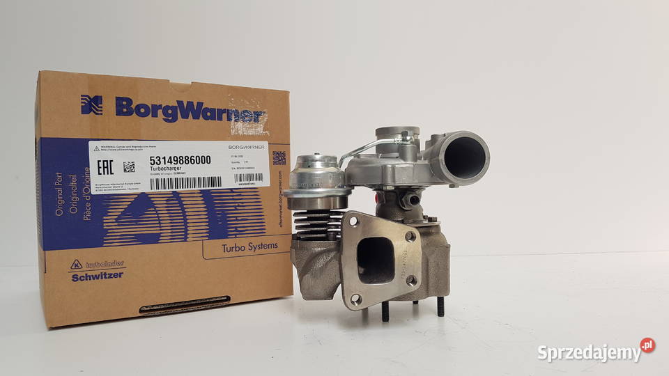 Turbosprężarka BorgWarner KKK 53149886000 Turbosprężarki mazowieckie Siedlce